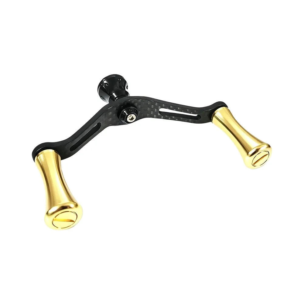 Alloy Rocker Arm Double Handle Grip For Lure Fishing Techniques Wear-resistant High Strength Material Alloy Rocker