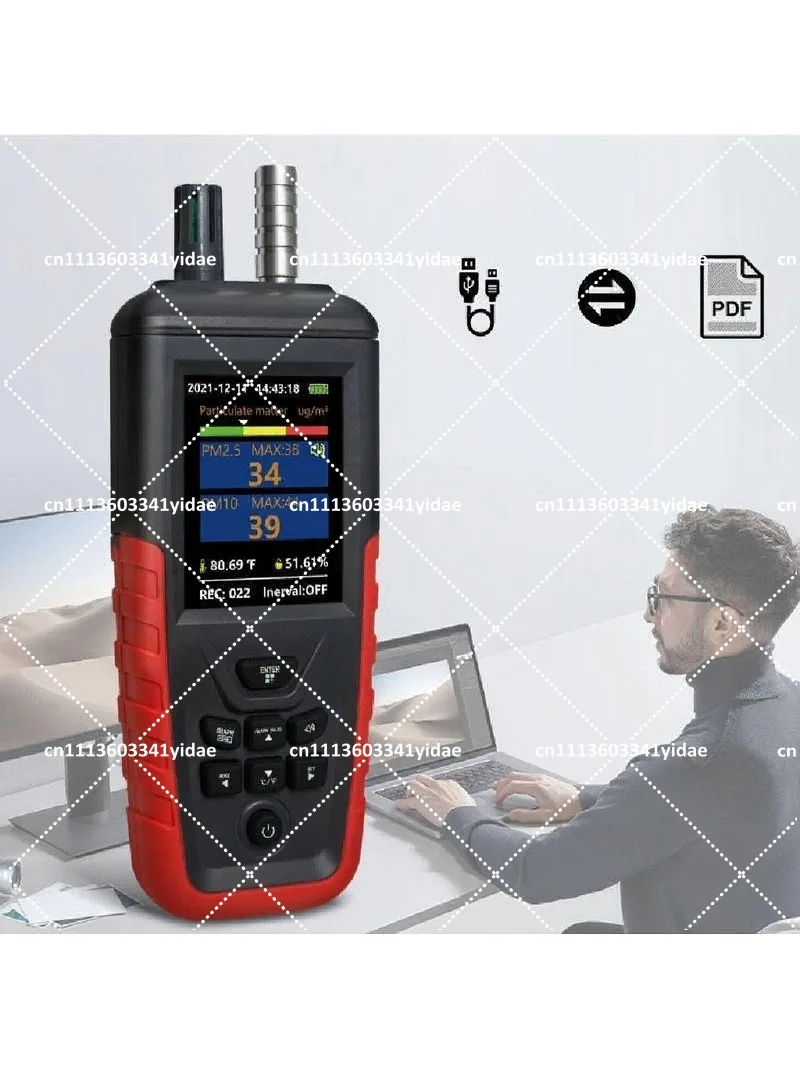 TC8200 Dust particle counter Clean detector Ash dust particles Air quality High precision