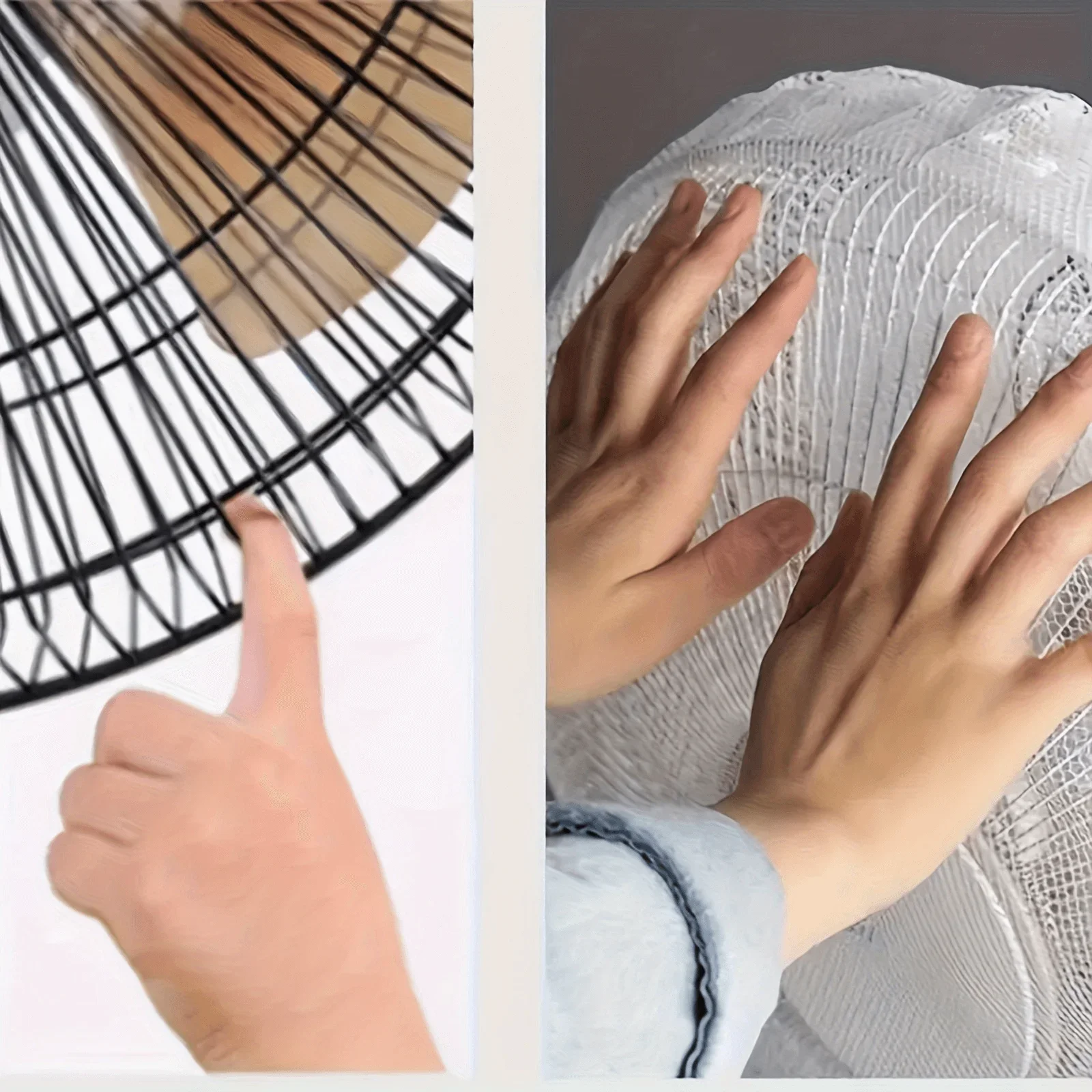 Fan Safety Net Child-Friendly, Dust-Free, Washable Cover for Home & Office Fans - Protect Kids from Injury & Improve Air Quality