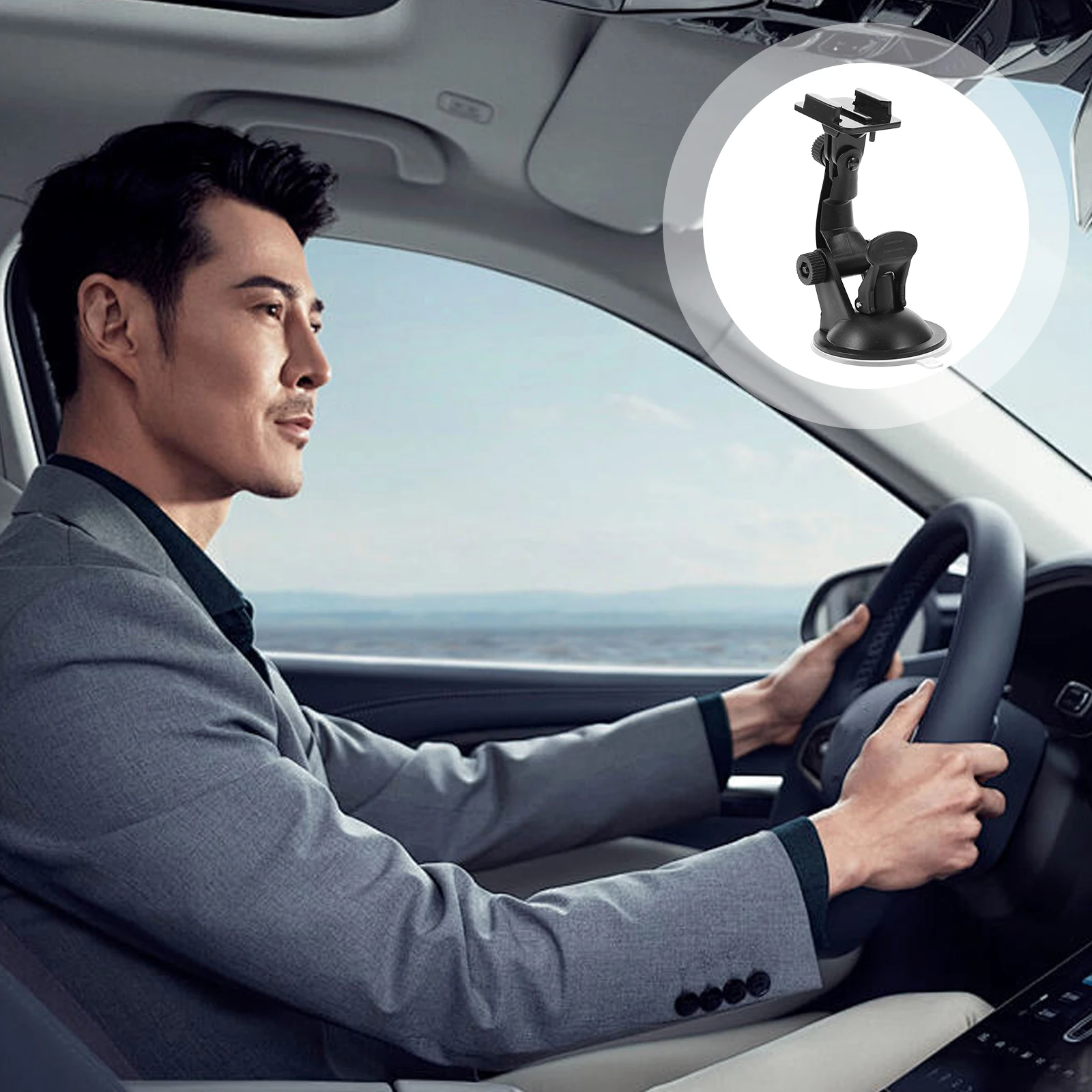 

Driving Recorder Suction Cup Camera Mount Abs Quick Dashcam Bracket Car Windshield GPS Accessories Car Electronics