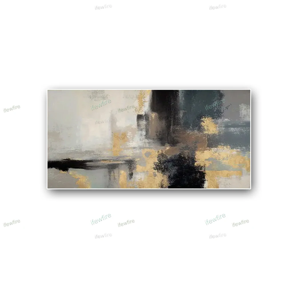 

Big Size 100% Handmade Painting Abstract white gray oil Painting Simple Mural art Modern Decorative sofa background Wall Decor