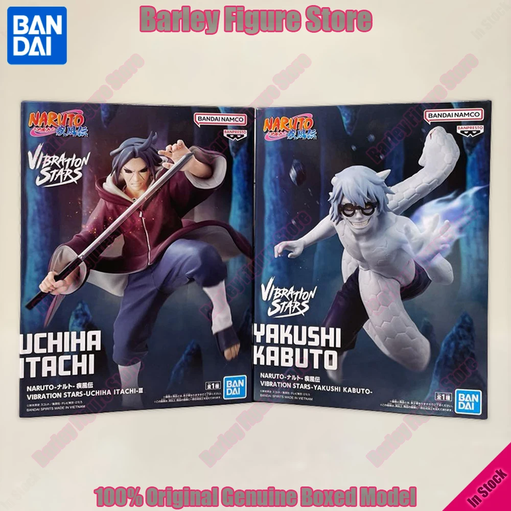Em Estoque: Nova Coleção Original Banpresto VIBRATION STARS NARUTO Shippuden Uchiha Itachi Yakushi Kabuto - Boneco de Ação de Anime para Presente