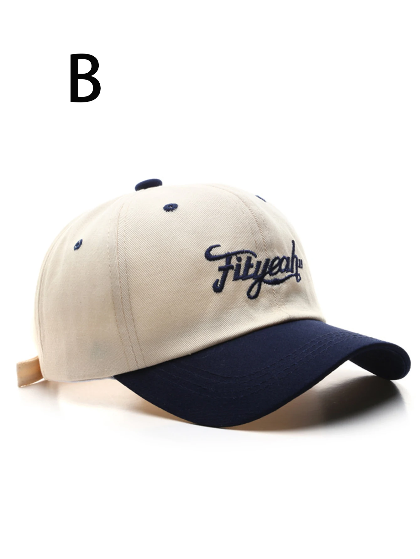1 unisex all season fashionable pure cotton retro letter FIT YEAH baseball cap