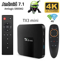 Original Tanix TX3 mini Android 7.1 Amlogic S905L 2G 16G 4G WiFi 4K TX3 TV Box Smart H.265 1G 8G TX6 TV BOX