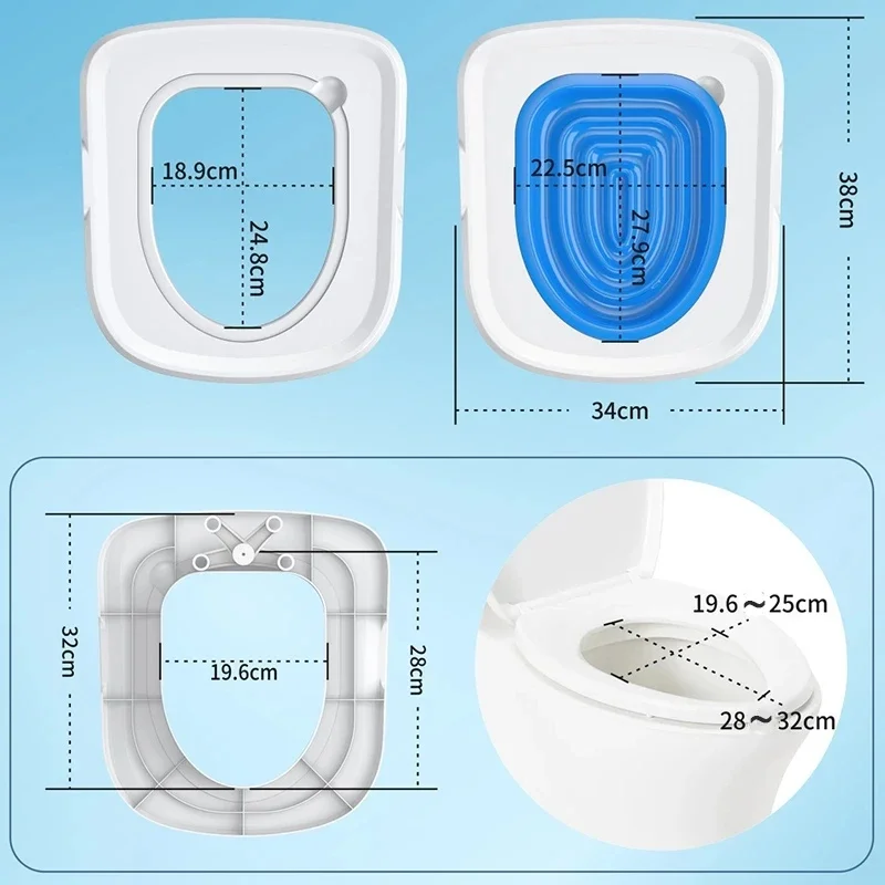 Reusable Cat Use Toilet Training Products Pet Cats Plastic Toilet Trainer Cat Toilet Training Kit Pets Litter Cleaning Tray Mat