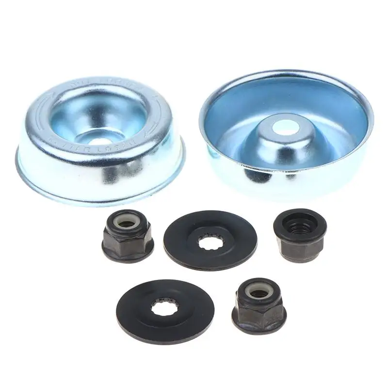 4pcs 4pcs Metal Blade Fixing Kit With 2 Sizes Of Nuts Replacement For SFS120 200 250 56R 80 Strimmer Brushcutter Accessories view 5