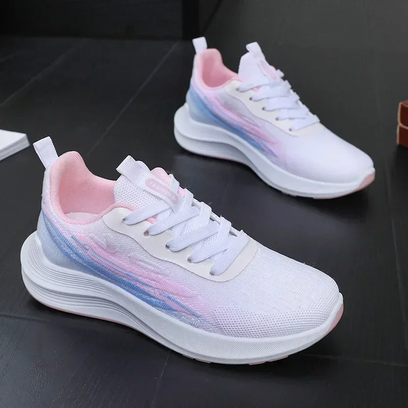 

Thick-soled Women's Casual Sports Work Shoes Breathable and Wear-resistant Soft-soled Comfortable Running Women's Shoes