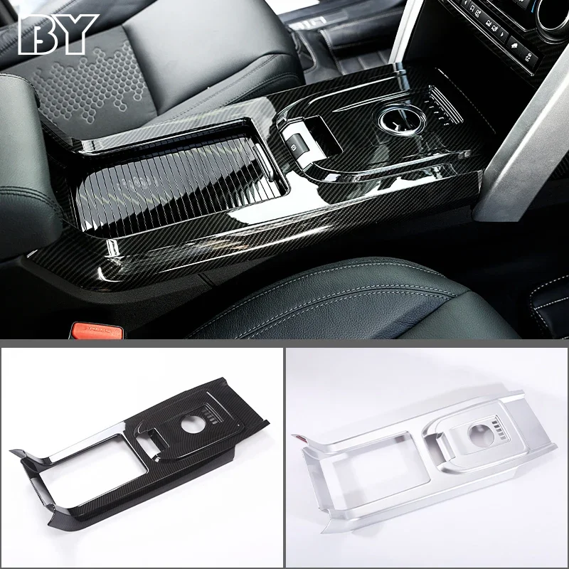 

Наклейка-накладка на центральную панель переключения передач из АБС-пластика под карбон для Land Rover Discovery Sport 2015-2017, автомобильные аксессуары