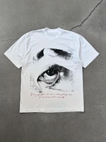 Y2K summer new printed T-shirt American trend short-sleeved street hip-hop retro future loose top graphic t shirts
