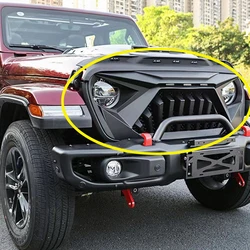 Lantsun JL1281 ABS front grille GRILL with led lights for jeep for wrangler JL 2018+