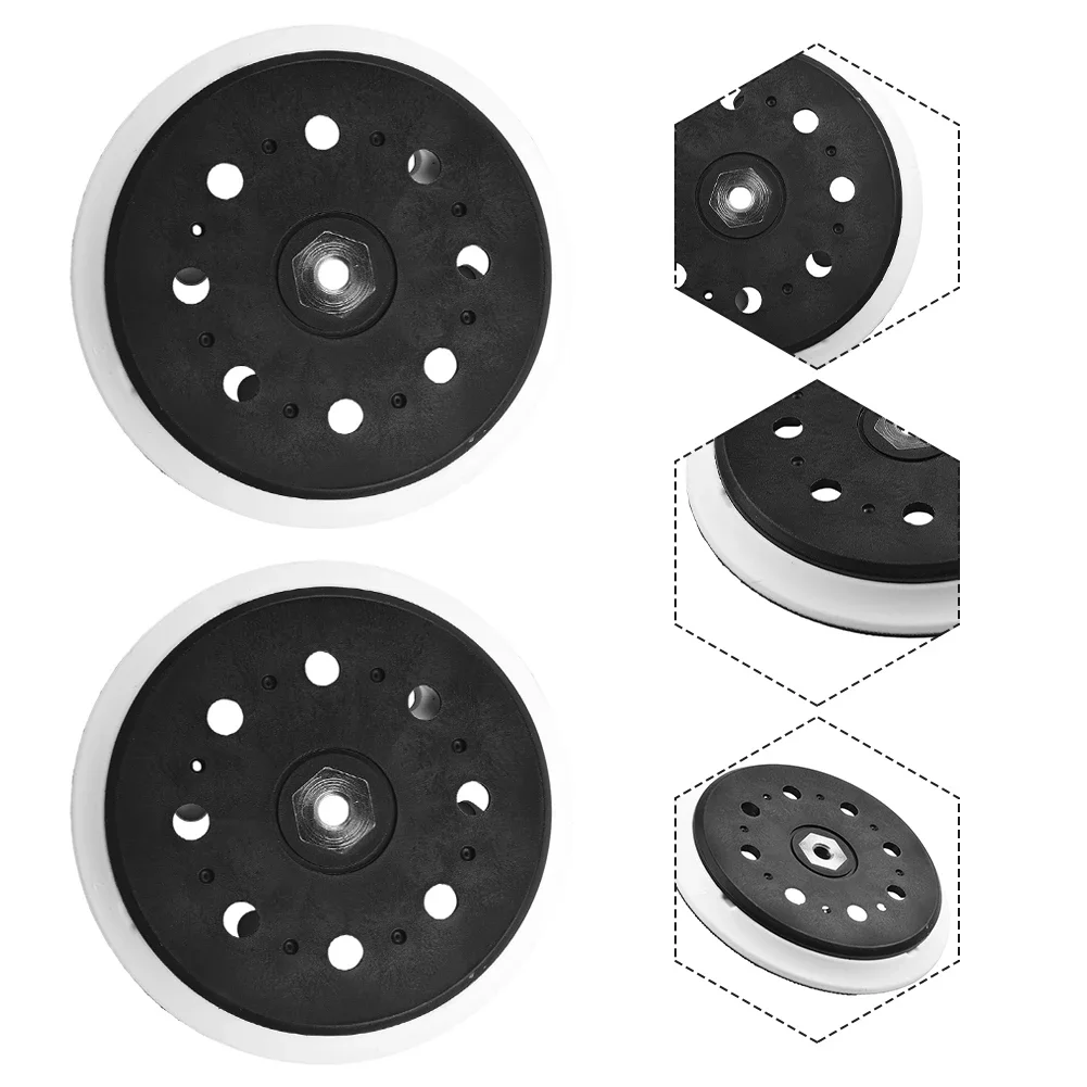 

Orbital Sander Pad Polishing Disc For Woodworking For Auto Detailing Uniform Hook White And Black Color High-density Hook