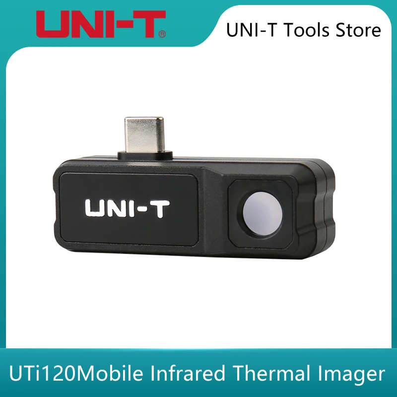 uni t uti120 camera termica infravermelha infravermelha do telefone movel visao noturna de observacao handheld temperatura teste circuito pcb 01