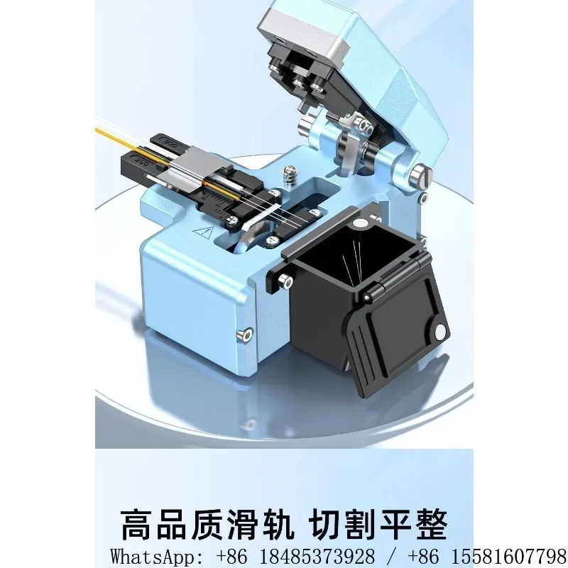 HS-30V Automatic Return Fiber Cleaver One-Step Fast Cutting High Precision Optical Cable Cutter Fiber Construction Tool
