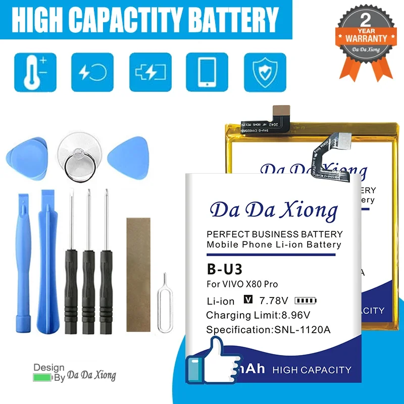 

New Battery For VIVO IQOO Neo NEX s1 Z1 Y3 Z5X Y9s v15 Y15 Y3S U3X 5S S16 Y17 Y20 U10 Y11 S12 Y12 Y12s 20i V21 Y35 Y53S X80 Pro