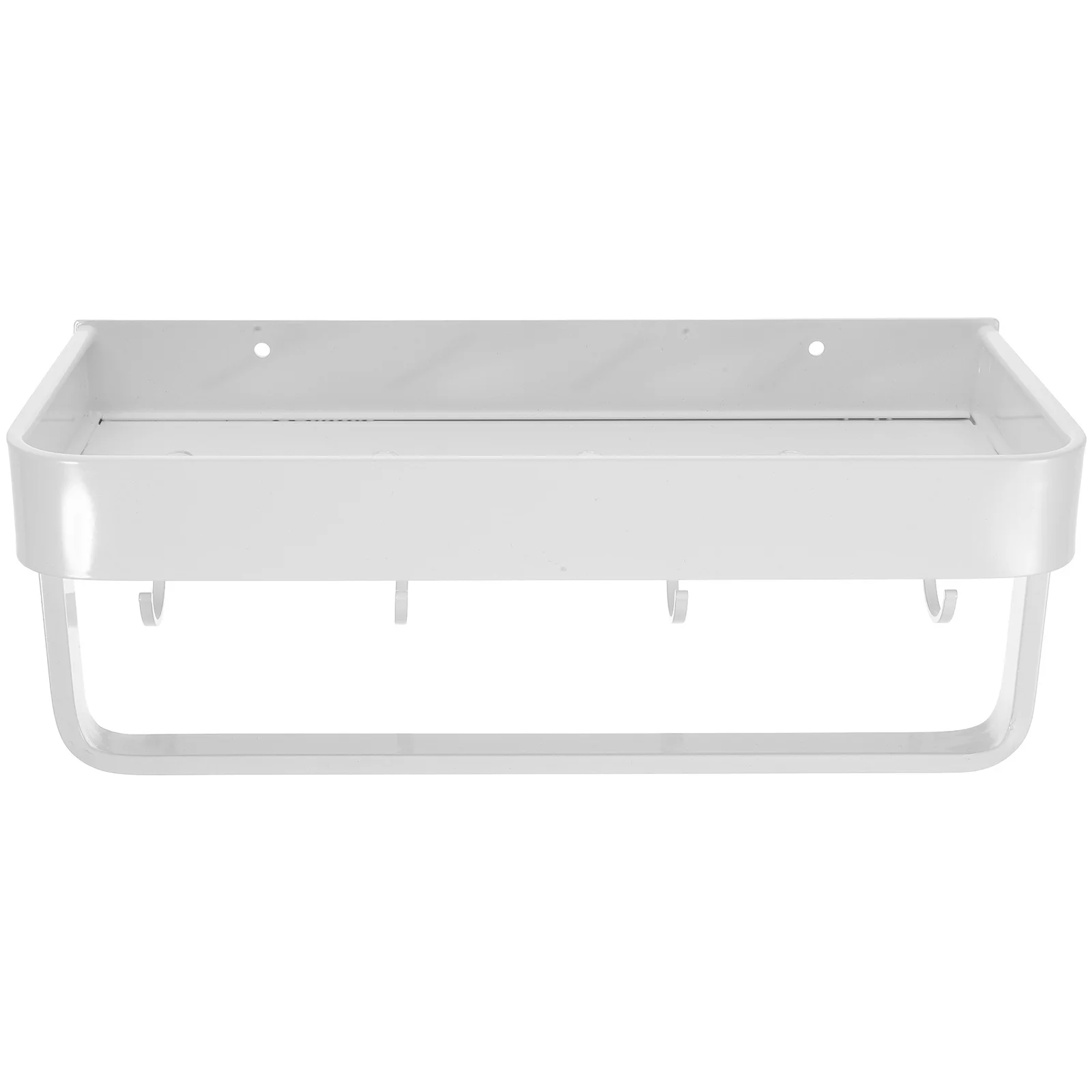 

Aluminum Towel Rod Bathroom Shelf Wall Mounted Non-Piercing Rustproof Wear-Resistant Household Floating Rack For Kitchen