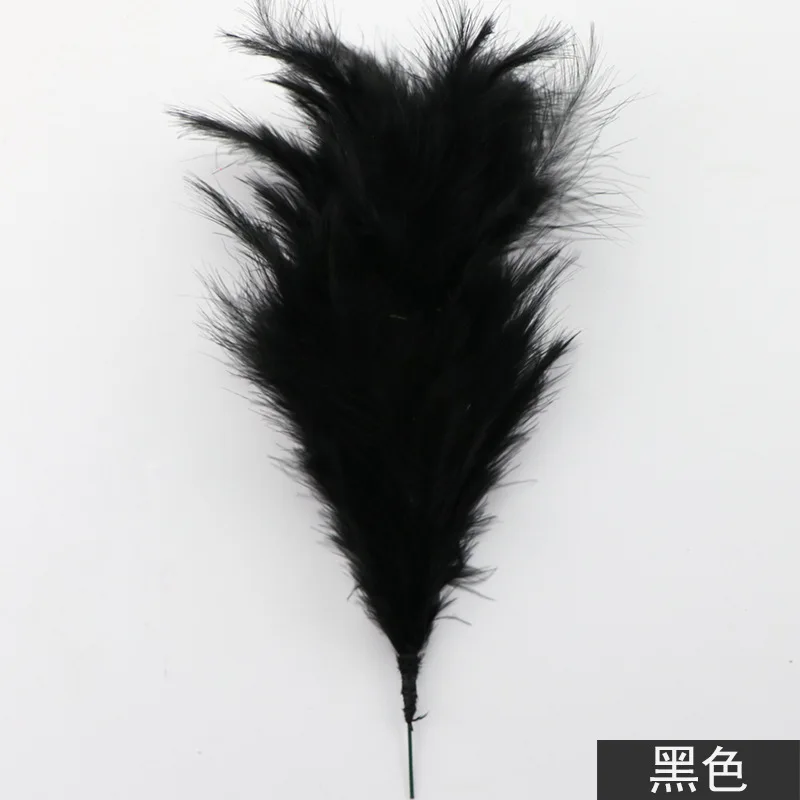 30cm Feather Brooch Stage Performance Costume Decoration Lapel Pins Corsage Stage Show Wedding Party Fashion Jewelry Accessories
