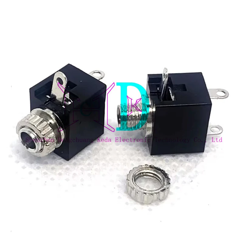 5 قطعة 2.5 مللي متر PCB أنثى الصوت جبل وصلة مرفاع 3 دبوس DIP سماعة مقبس متفرع أحادية قناة مزدوجة المسار المقبس