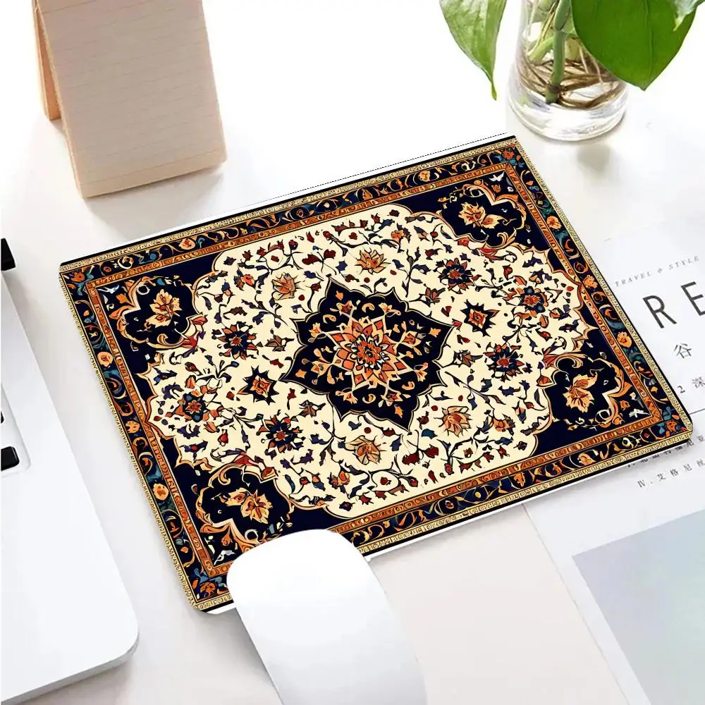 Retro Persian rug Mouse Pad New Square Computer Office Mousepad Small Rubber Anti-slip HD Gaming Keyboard Mousepads PC Desk Mat