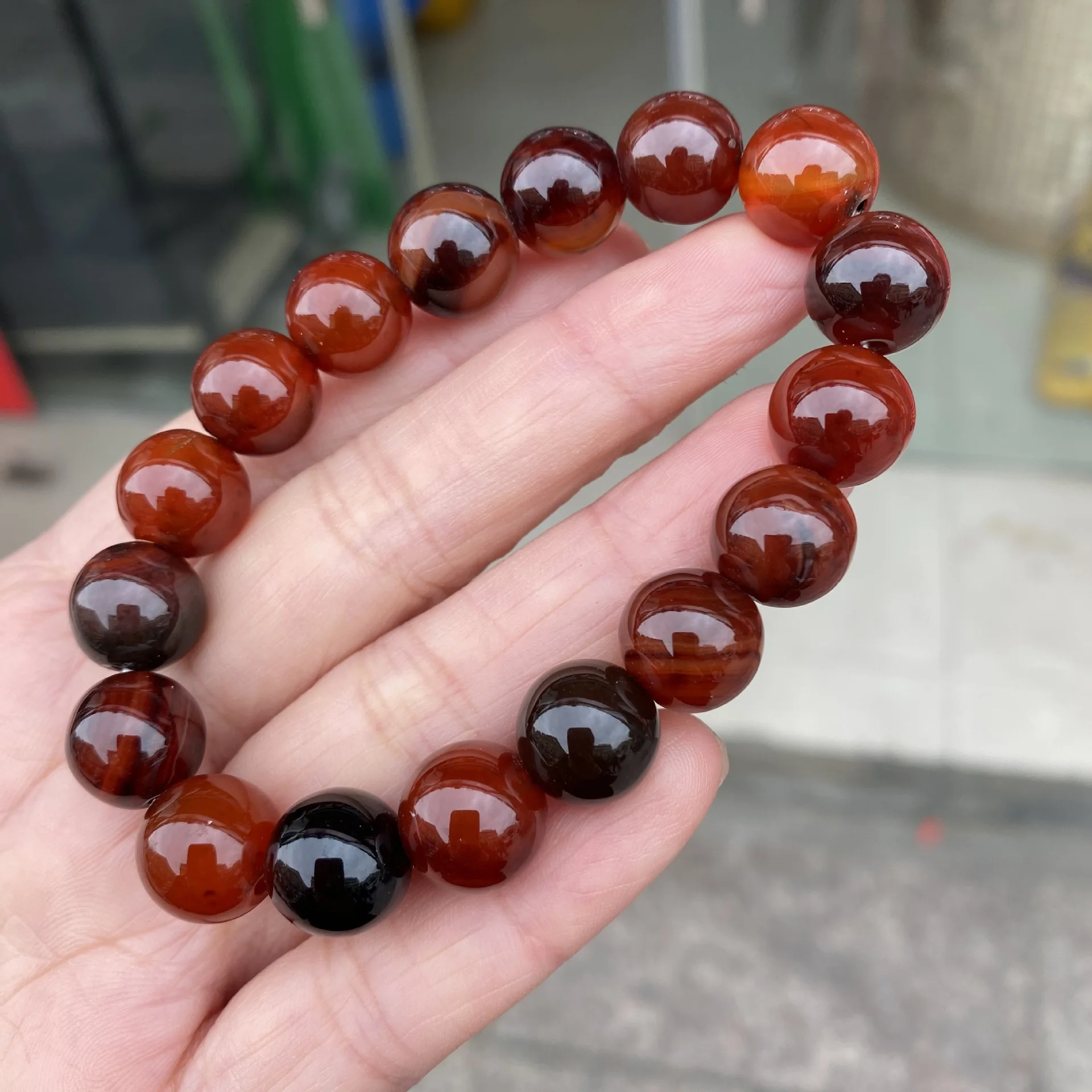 Natural Stone 6/8/10/12mm Fantasy Dream Agate Bead Bracelet Classic Men Women Minimalist Yoga Healing Meditation Jewelry