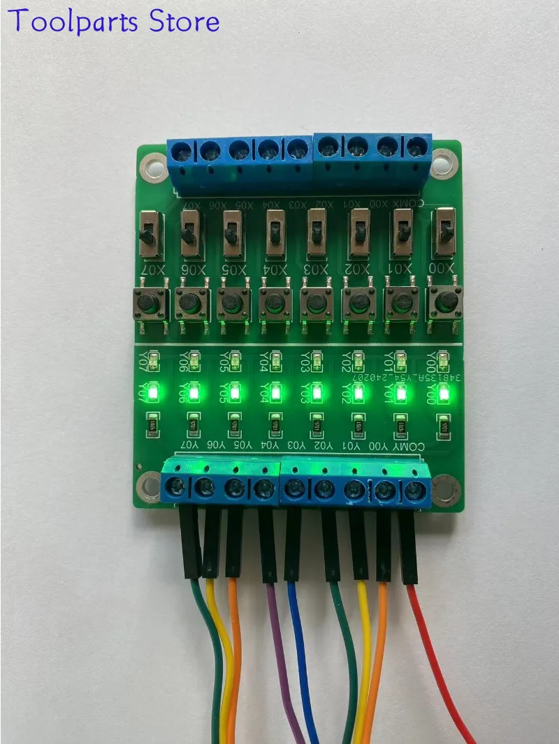 8 Ways PLC Debugging Board/simulation/testing/PLC Input/output Board/switch Signal/microcontroller Learning Module