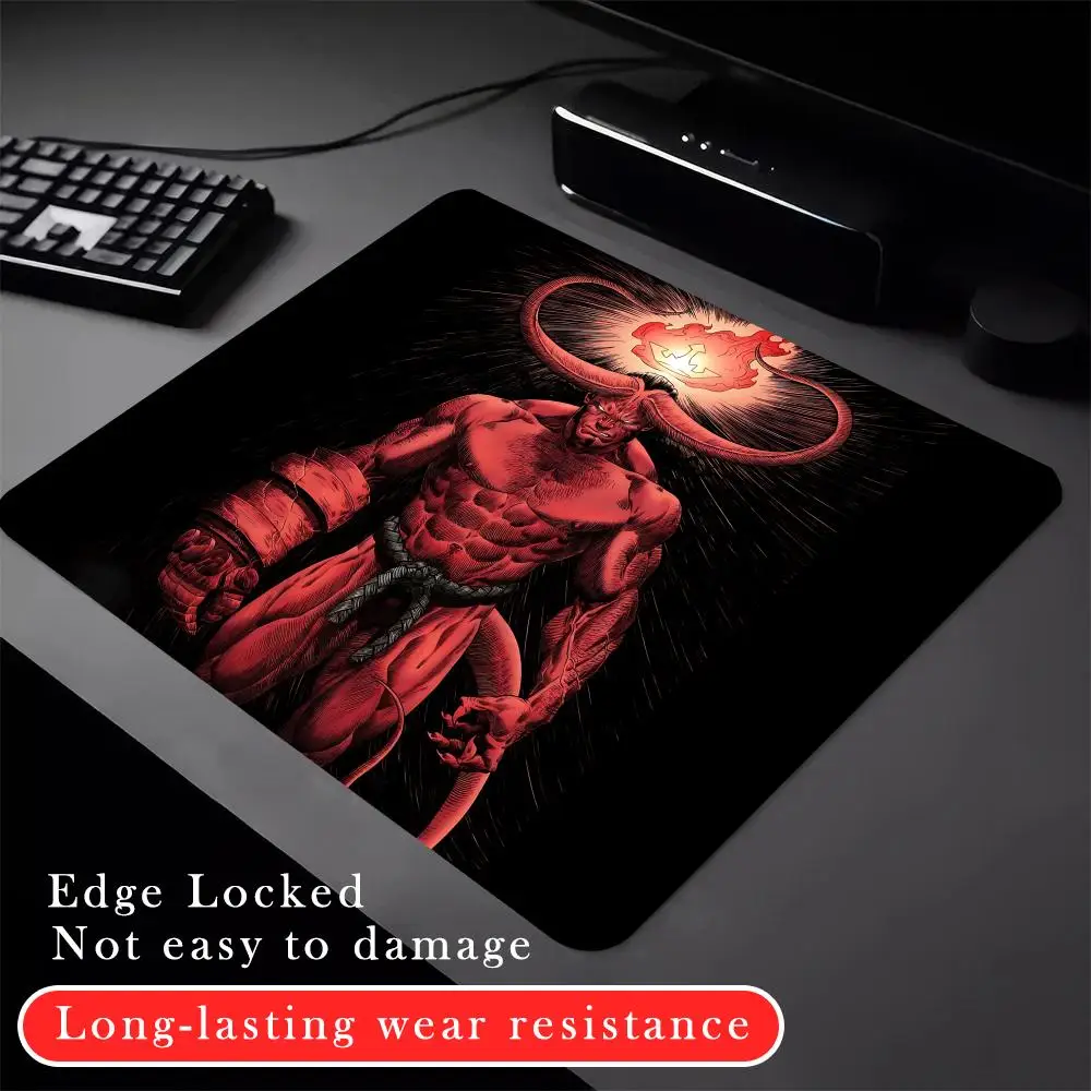 Devil H-Hellboy Mouse Pad Rubber Small mouse pad CSGOs desktop computer office keyboard e-sports ROGs game