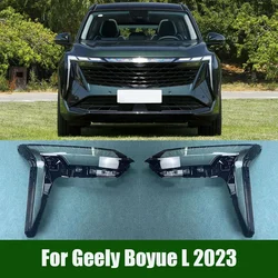 For Geely Boyue L 2023 Headlamp Cover Transparent Shade Lamp Headlight Shell Lens Plexiglass Replace Original Lampshade