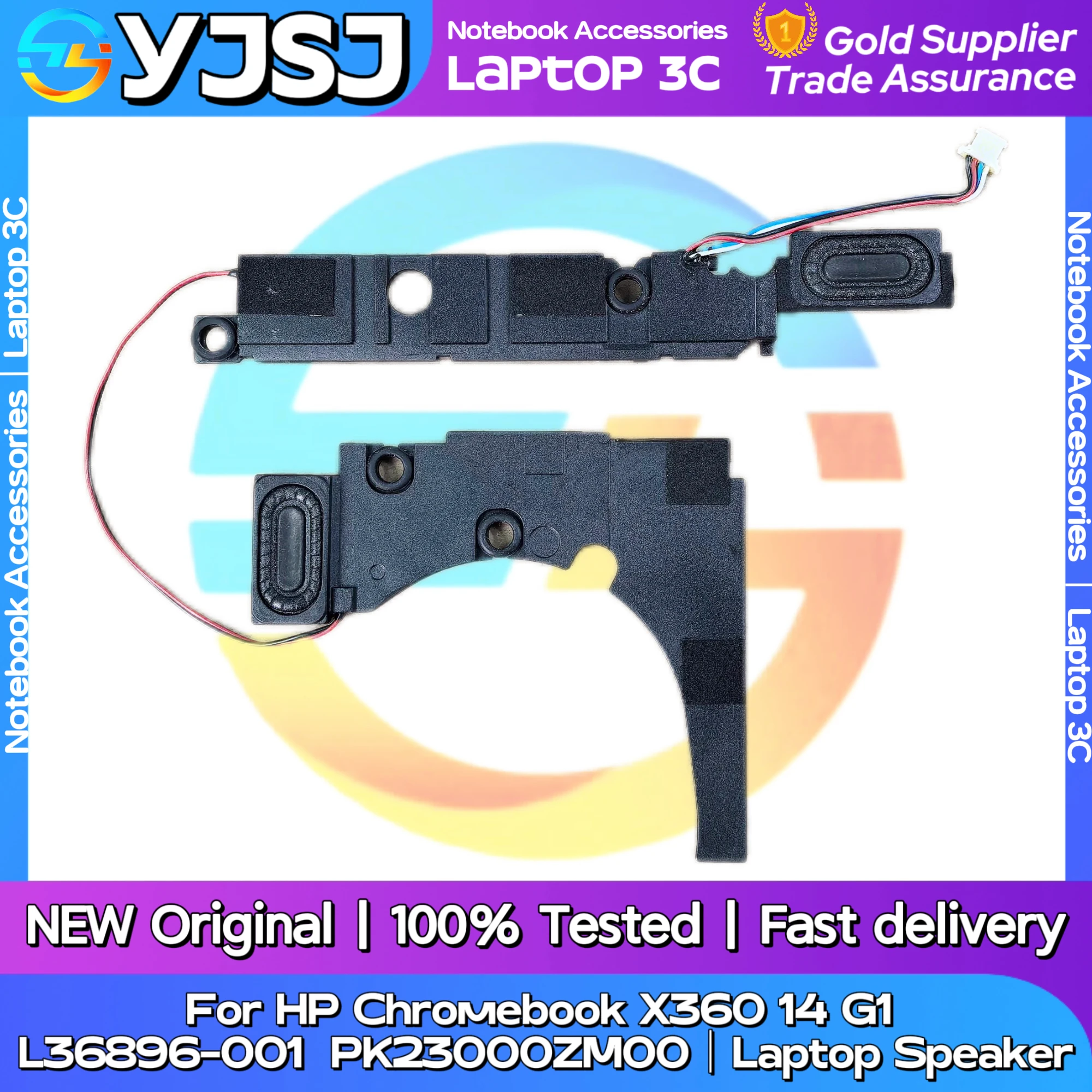 

New Original Laptop Notebook Audio Speaker For HP Chromebook X360 14 G1 built-in speaker horn audio L36896-001 PK23000ZM00