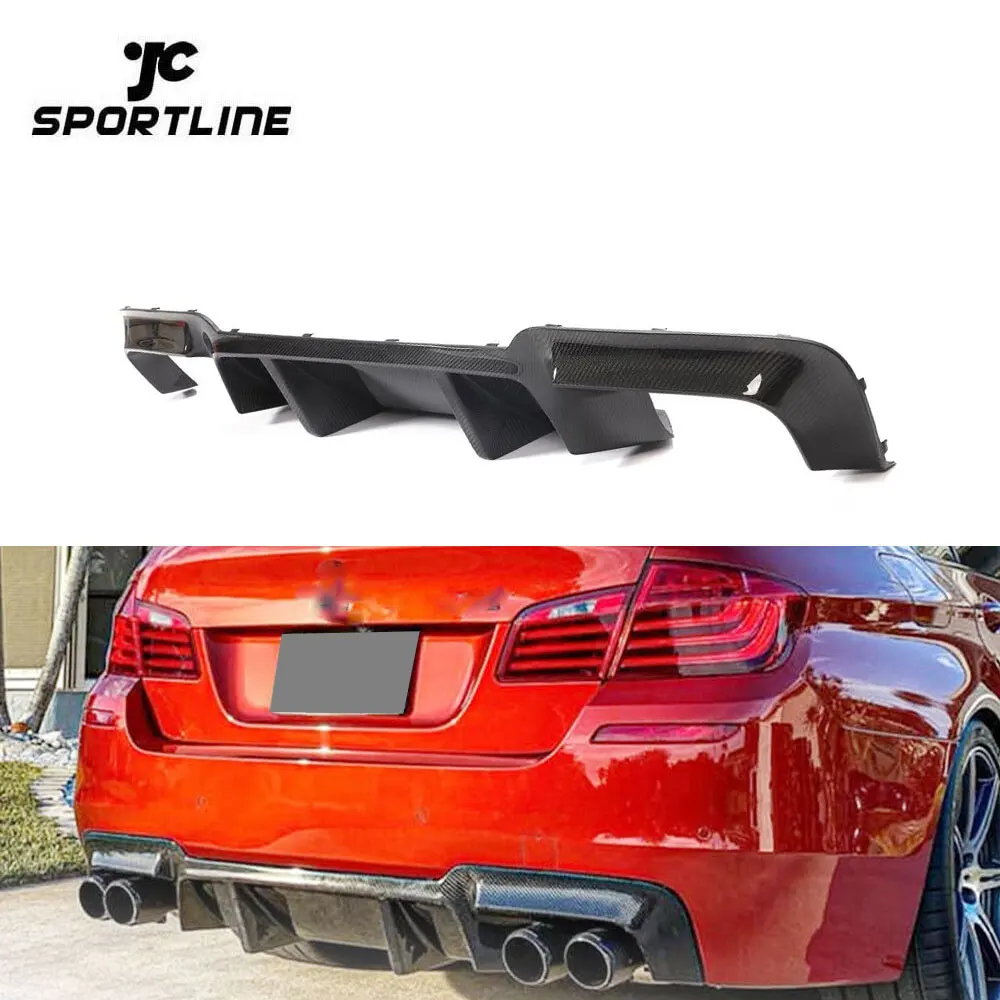 

Rear Bumper Diffuser Lip Spoiler Body Kit Carbon Fiber for F10 M5 2012 - 2017