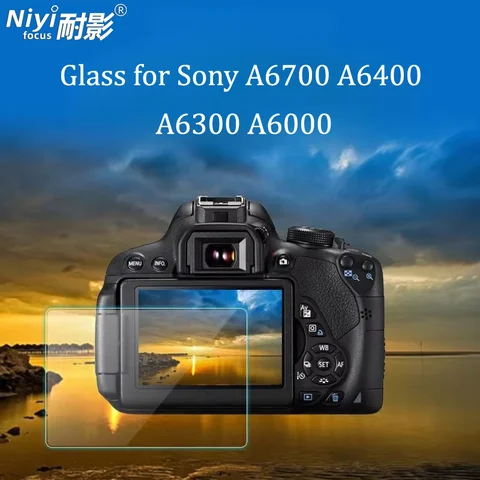 Tempered Glass Screen Protector for Sony  A6700 A6400 A6300 A6000 A5000 Camera LCD Display Screen Film