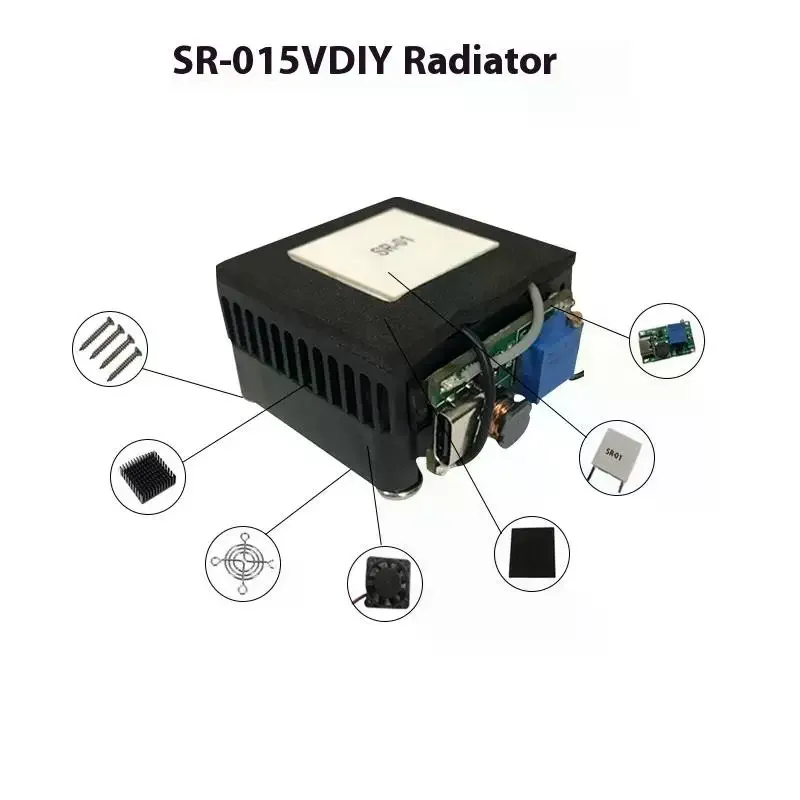1 Set 40*40MM Semiconductor Refrigeration Chip SR-01 5V DIY Thermoelectric Cooler Peltier Elemente Module
