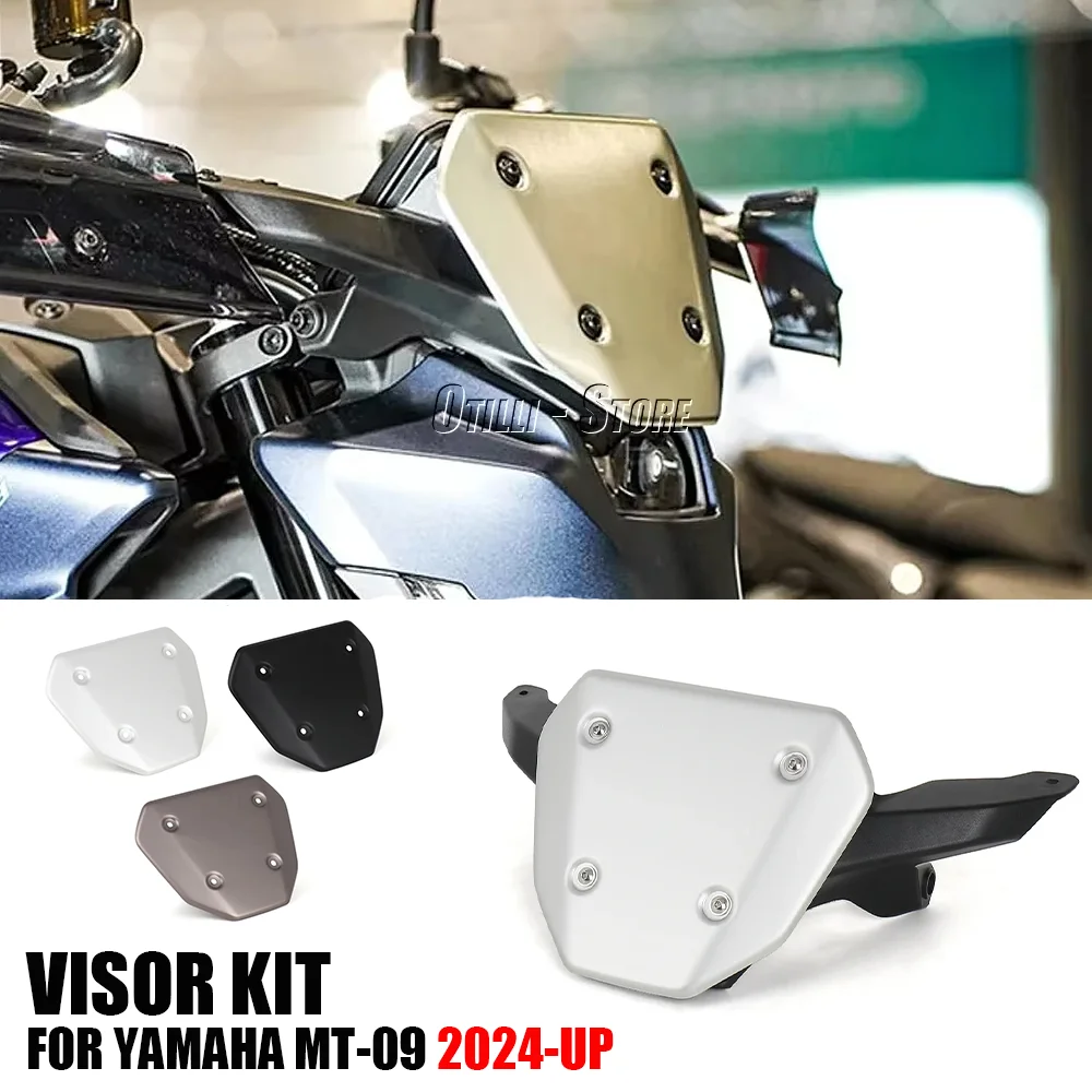 

Aluminum Motorcycle Accessories Windshield Windscreen Visor Wind Screen Deflector Kit For YAMAHA MT-09 SP MT 09 mt09 MT09 2024