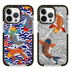 Etui z wzorem chmurki w chińskim stylu do iPhone'a 16 15 14 13 12 11 Pro X XS XR Max 7 8 Plus Miękka, wstrząsoodporna tylna obudowa z TPU