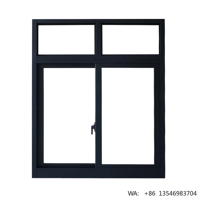 Customizable Aluminum Alloy Sliding Window Thermal Break Double Glazing Tempered Glass Stainless Steel Screen Energy Efficient