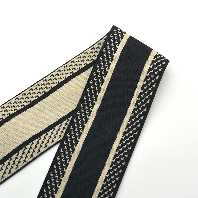 5cm Jacquard Hight Stretch Elastic Band For Underwear Bracers Waist Band Clothing Trousers Sewing Supplies Rubber Webbing