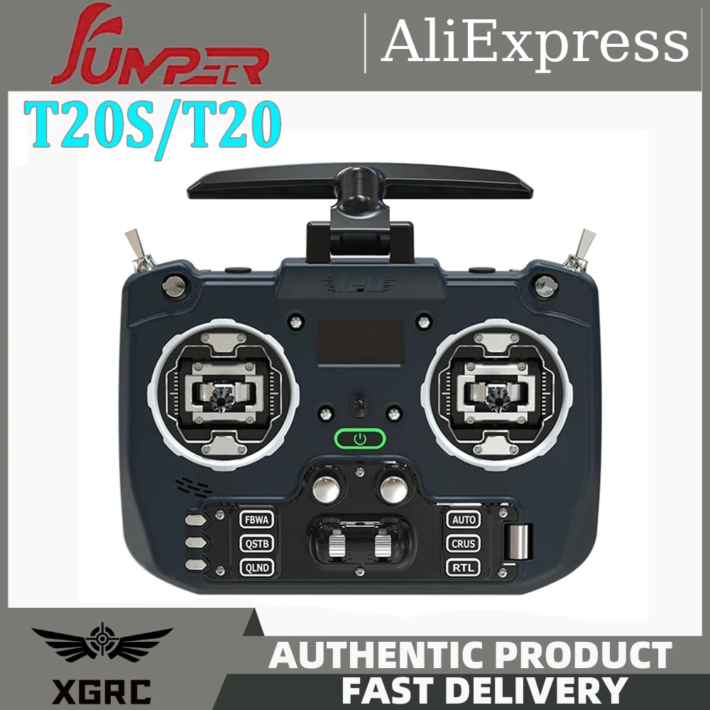 

Jumper T20S T20 V2 ExpressLRS ELRS 2.4GHz/915MHz Hall/RDC90 Sensor Gimbal EdgeTX Radio Transmitter for FPV Racer Drone Airplane