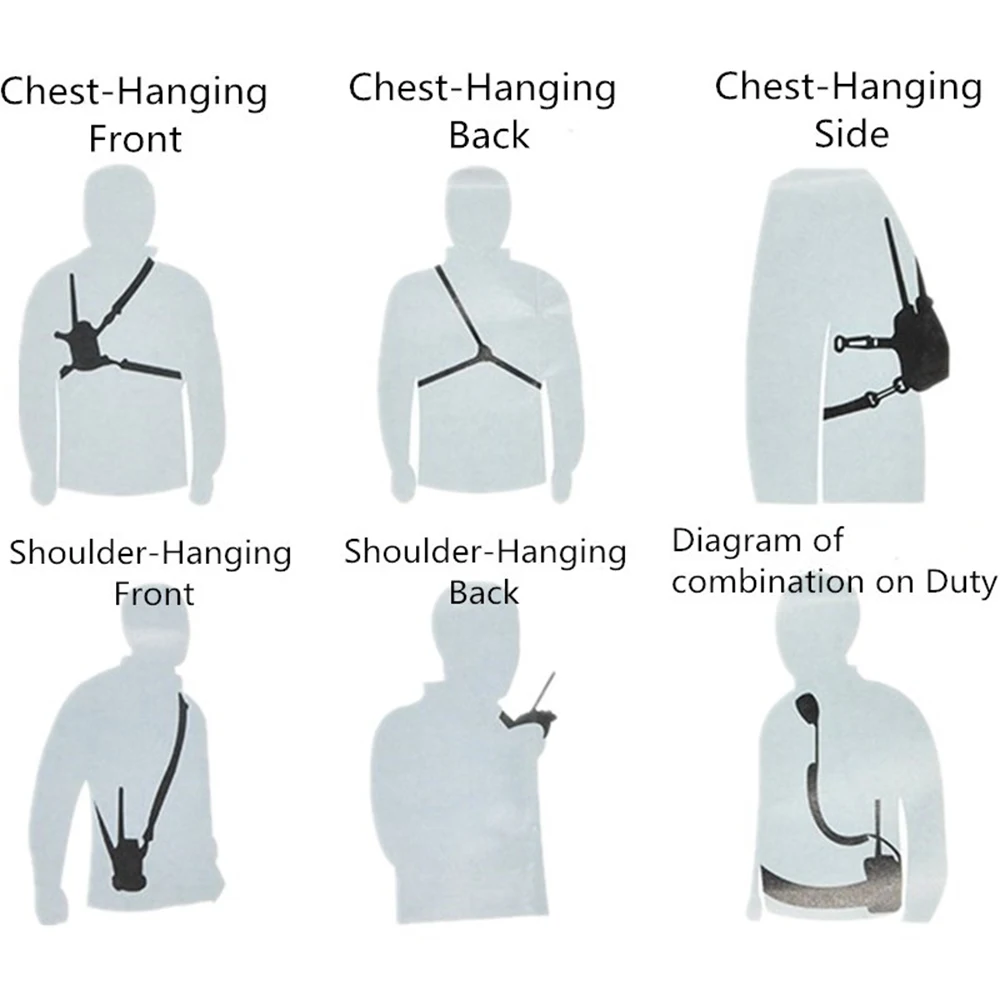 ナイロントランシーバーホルダーポケットウエストバッグ CB ラジオポーチポータブル屋外ユニバーサル Baofeng トランシーバーポーチ狩猟用
