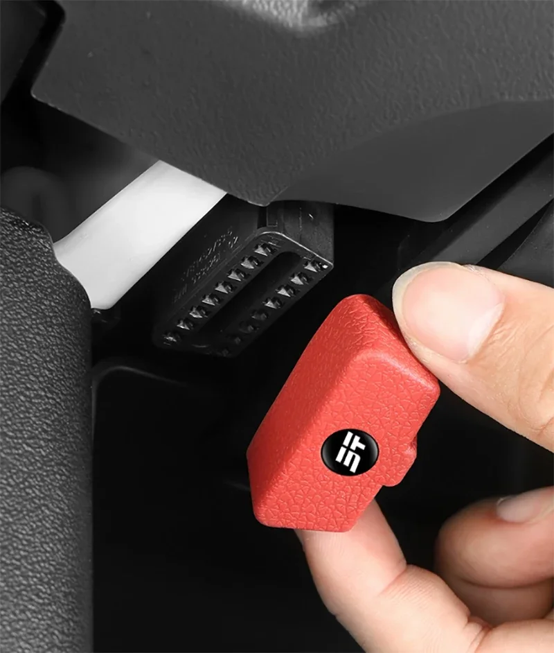 يصلح ل Jetour المسافر Shanhai T1 T2 Dasheng X70 X90 Shanhai L7 L9 سيارة obd غطاء غبار سيارة obd سيليكون الغطاء الواقي