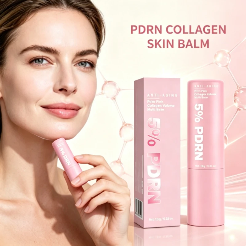 PDRN Pink Collagen Volume Multi Balm, All In One Volufiline, PDRN& NAD Stick ,Helping Look of Fine Lines, Firming Care,Lip Care