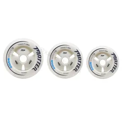 6 / 8 pieces G13 F1 Speed Skating Racing Wheels with Green MATTER Gi3 110mm 100mm 90mm Size for Indoor Outdoor Marathon Sports
