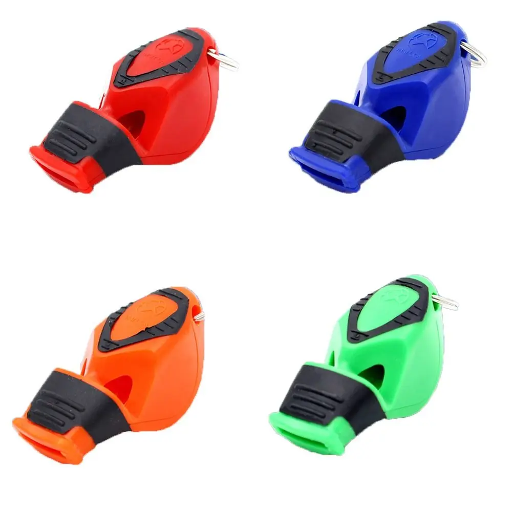 Portable Hand Whistle High Quality PVC Loud Sound Training Whistle Training Accessories Multi-coclor Referees Whistles