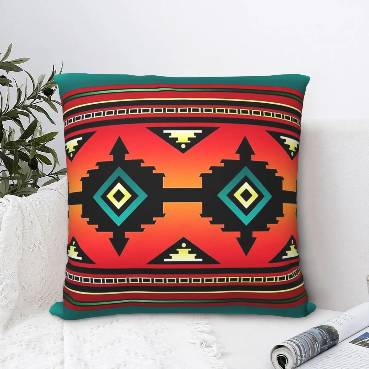 Canyon Navajo Pillowcase Culture Backpack Cushion For Bedroom DIY Printed Office Hug Pillowcase Decorative