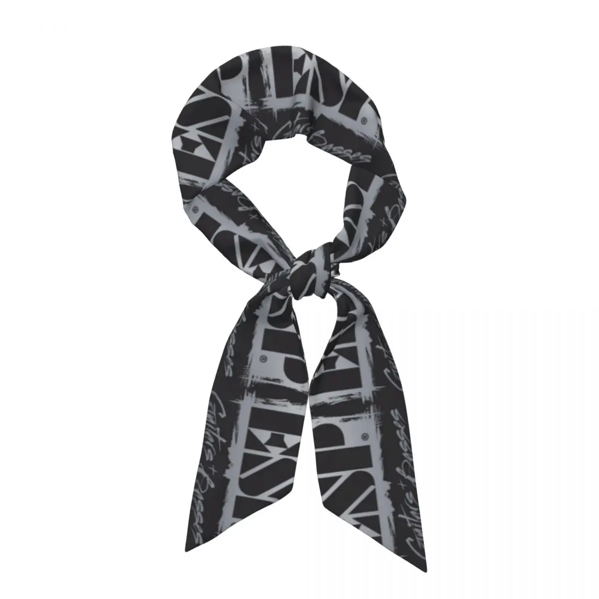 E-Esp Guitars (8) Women Long Narrow Scarf Silky Skinny Scarf Multi-use Neck Head Wrap for Office Daily Party