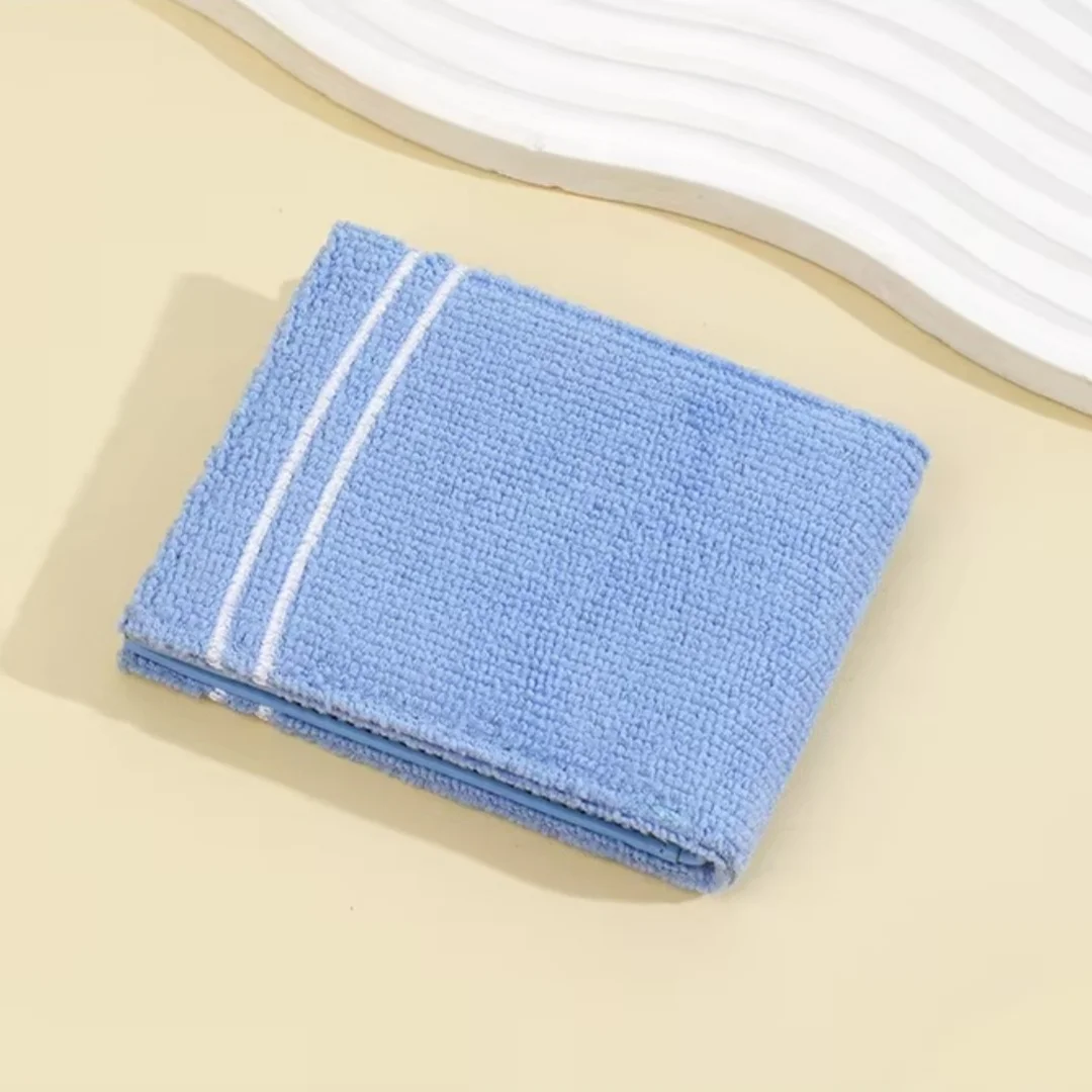 Luxury Brand Classic Retro Square Design Card Case Fashion Button Classic Folding Money Clip Compact Lightweight Luxury Women