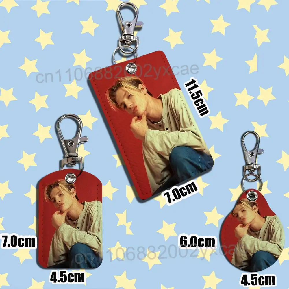 B-Backstreet Boys Nick Carter BSB Holder For Bank Business Work Card Holder Student Card Case Bus Card Keychain
