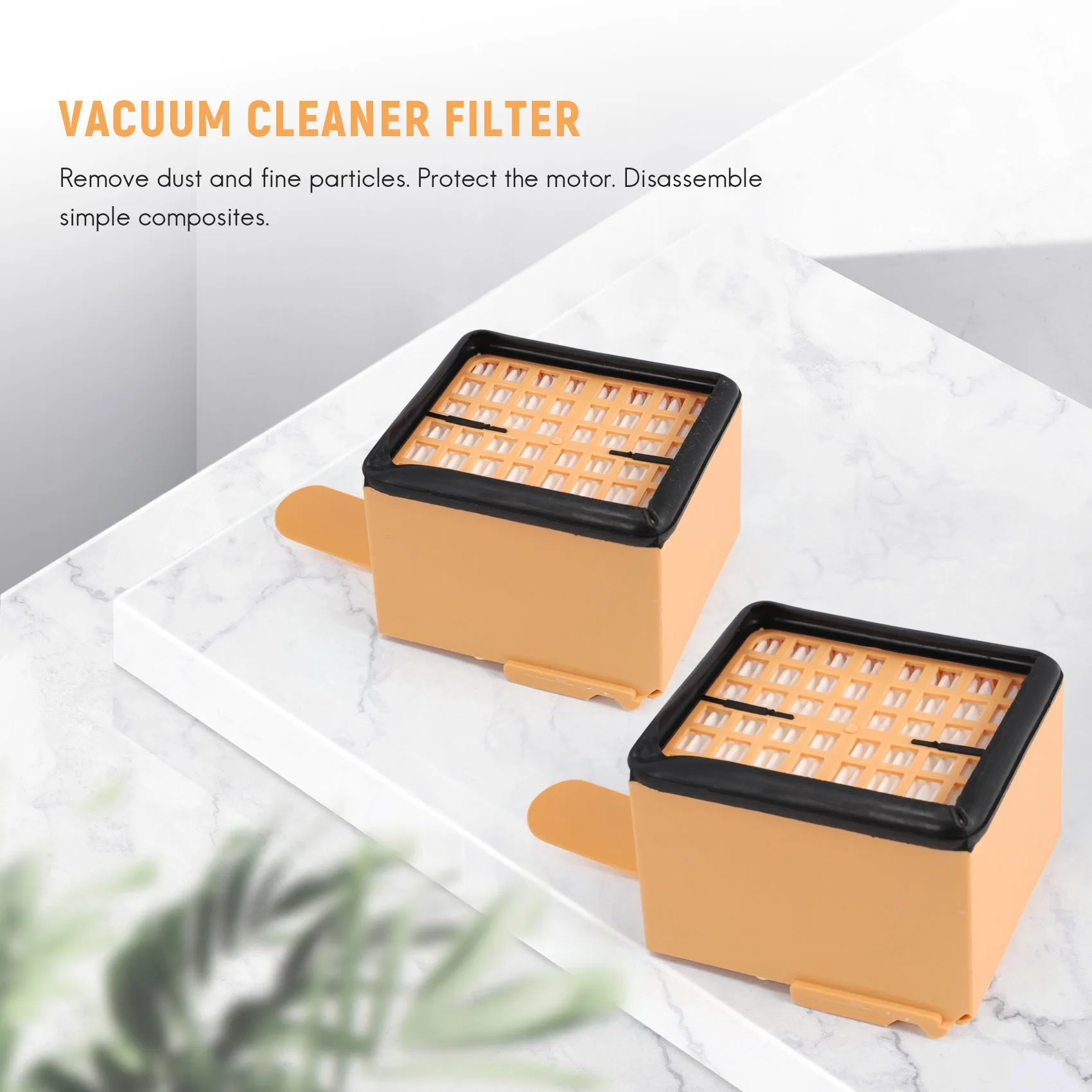 

X10A Filter Set 2 Motor Protection Filter (Motor Filter) + 2 HEPA (Micro) Filters / Microfilter / Hepafilter Suitable For Vorwer