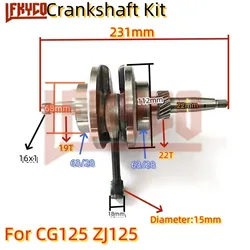 Motorcycle for Honda CG125 XF125 ZJ125 156FMI Crankshaft Connection Rod Engine Assembly KAYO Dirt Pit Bike ATV Crank Shaft Kit