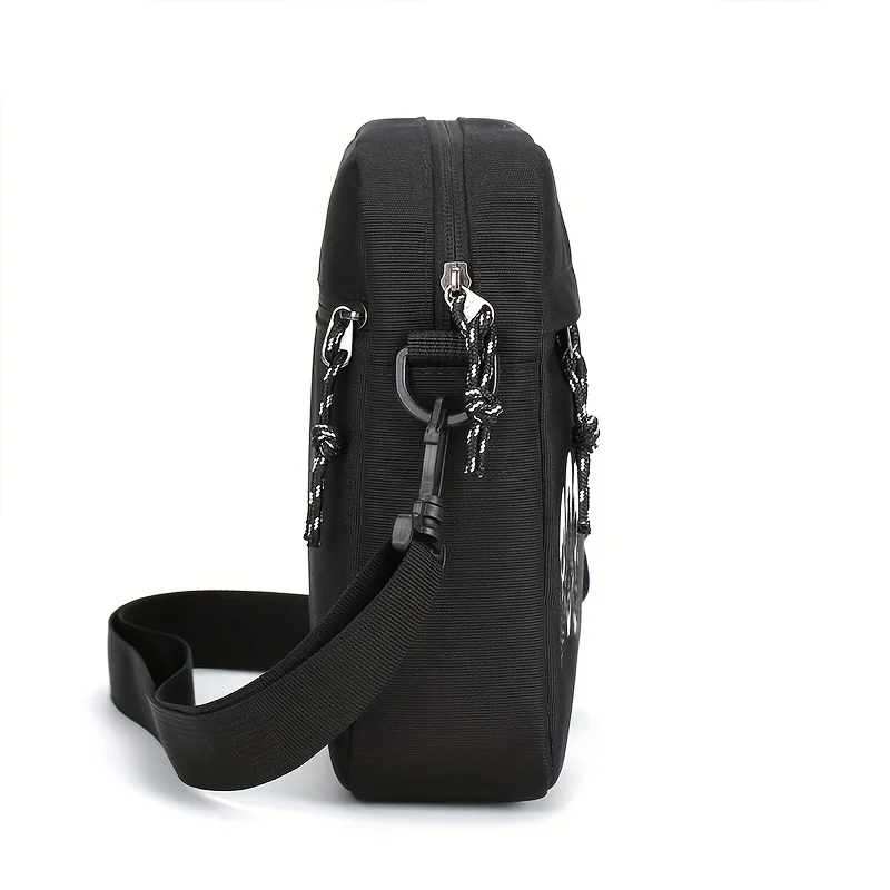 Musical Note Design Men Women Commute Crossbody Bag Fashion Music Lover Gifts Casual Oxford Shoulder Bag for Male Messenger Bag