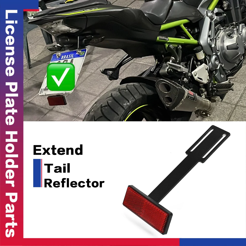 Motorcycle ftr1200 License Plate Holder Parts Extend Tail Reflector For Indian FTR1200 FTR 1200 2019 2020 2021 2022 2023 2024