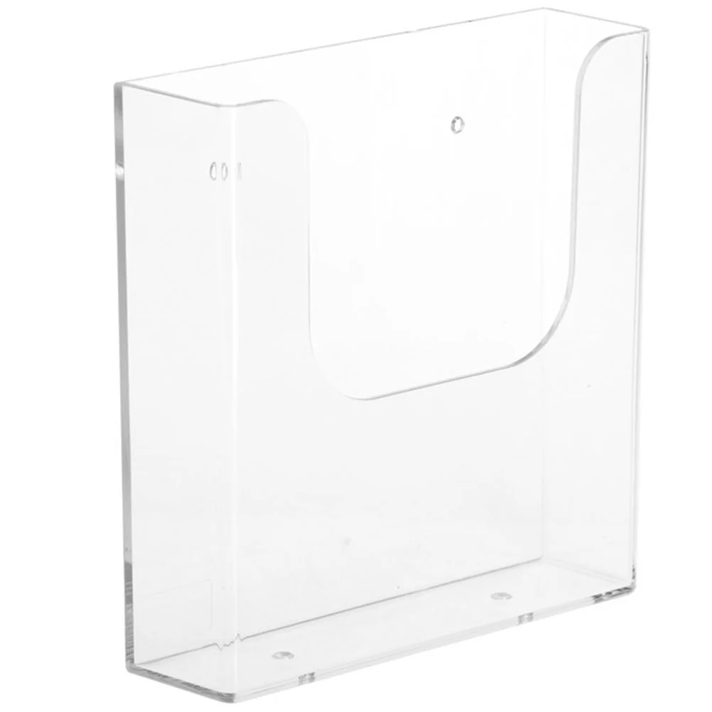 A5 Display Catalog Rack Clear Magazine Holder Brochures File Wall-mounted Document Pamphlets Stand Desktop