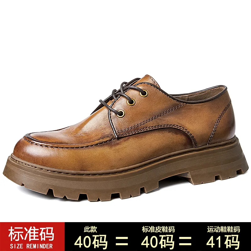 2023 New Luxury Designer Shoes Dress Shoes Men Genuine Leather All-match Cowhide Mens Casual Shoes Spring and Autumn Summer